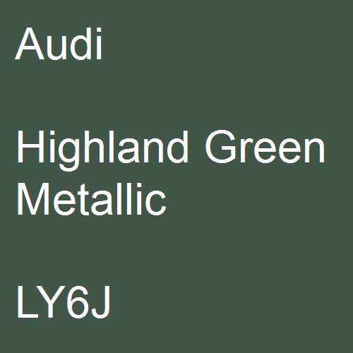 Audi, Highland Green Metallic, LY6J.